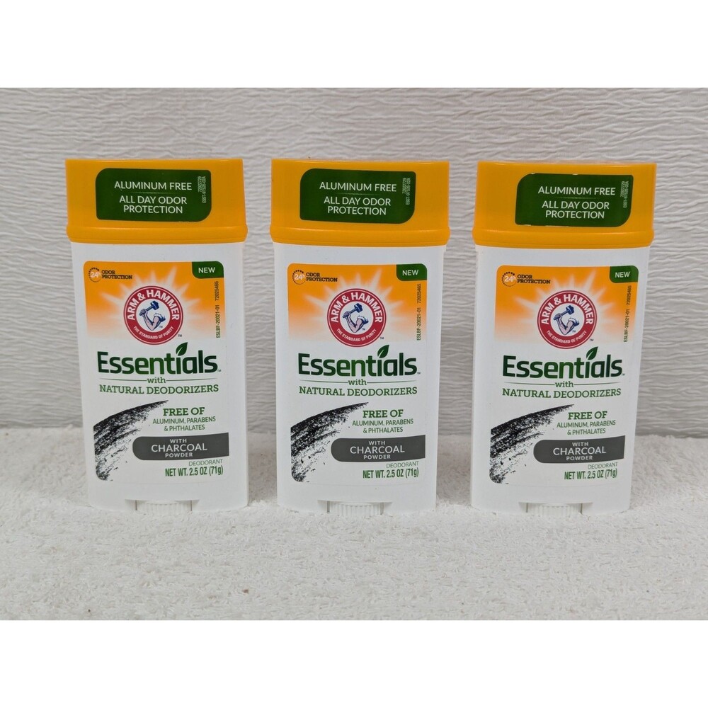 Arm & Hammer Essentials - Natural Charcoal Powder - 2.5 oz - 3 Pack
